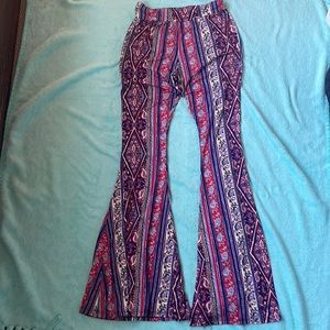 Patterned Flare leggings